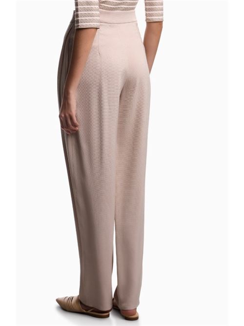 Pantaloni con piega laterale in twill lavato Emporio Armani | EW000086 AF20510.U8016